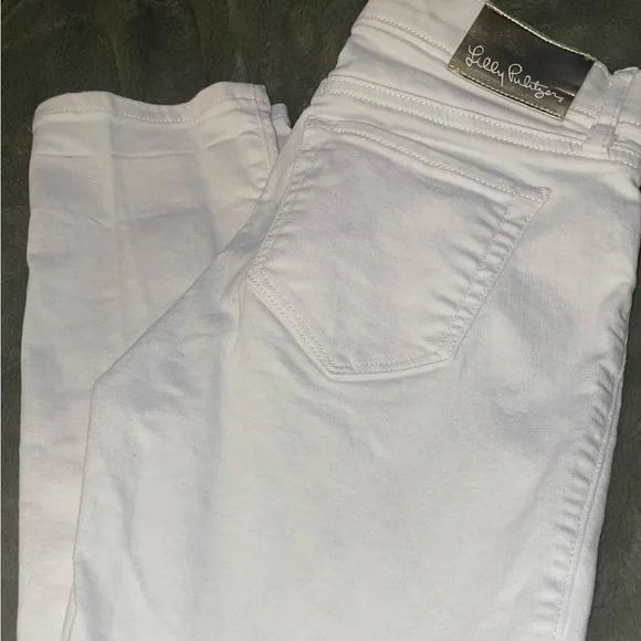 Lilly Pulitzer White Skinny Jeans - Picture 5 of 8